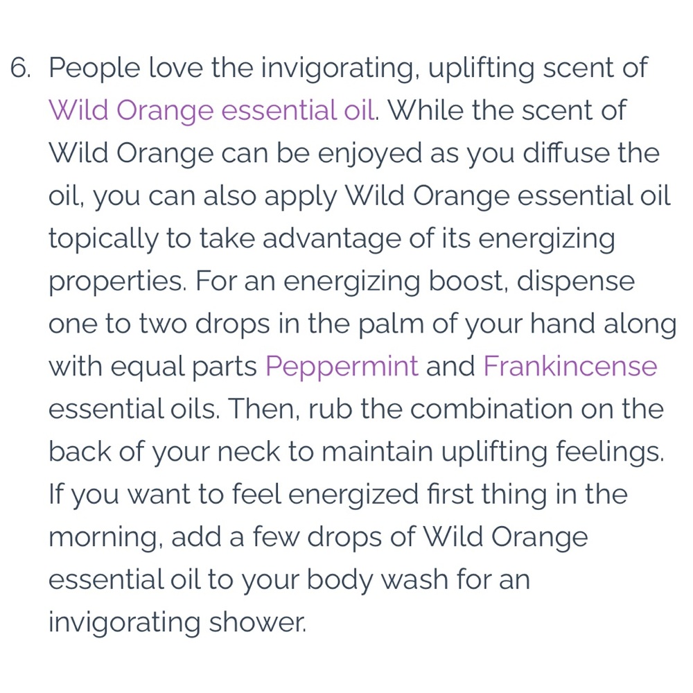 doTERRA Wild Orange & Peppermint Oils (pair). + free samples - Picture 8 of 9